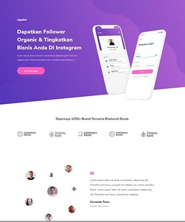 Demo App Sales Page