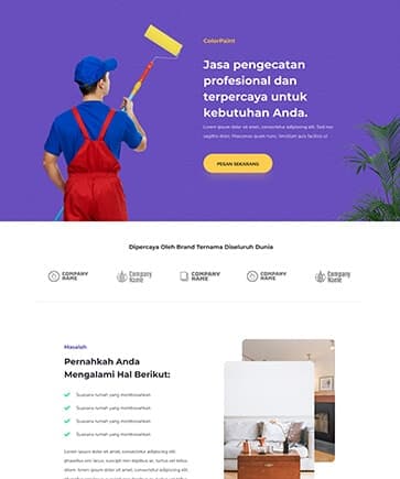 Demo Tukang Cat