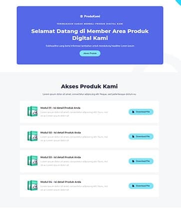 Demo Member Area